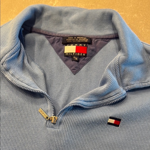 Tommy Hilfiger Light Blue Short Sleeve Tee - Picture 2 of 5